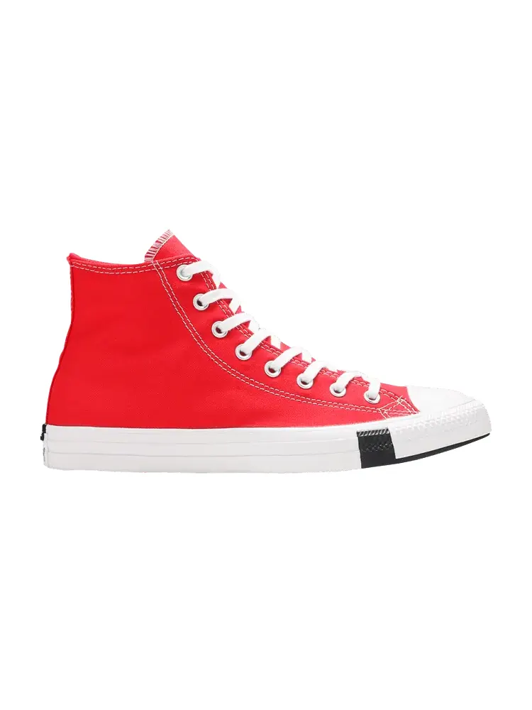 Кроссовки Converse Chuck Taylor All Star High 'Logo Play - University Red' — изображение 1 из 1, красный/черный/синий