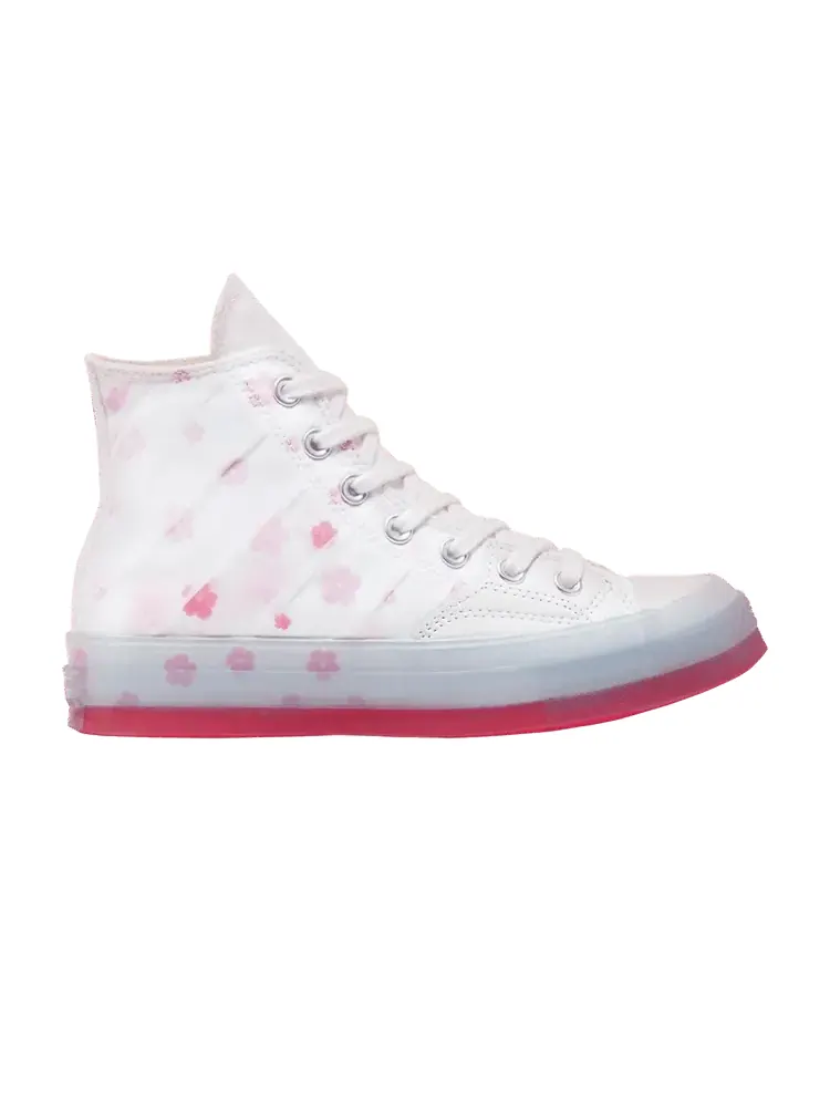 Кроссовки Converse Chuck 70 High 'Sakura' — изображение 1 из 1, белый/розовый/розовый