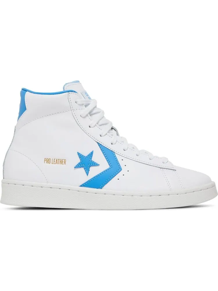 Кроссовки Converse Pro Leather Hi White Blue — изображение 1 из 8, белый