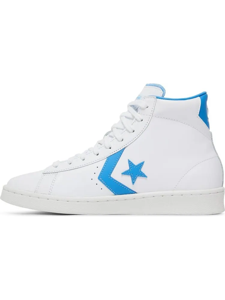 Кроссовки Converse Pro Leather Hi White Blue — изображение 3 из 8, белый