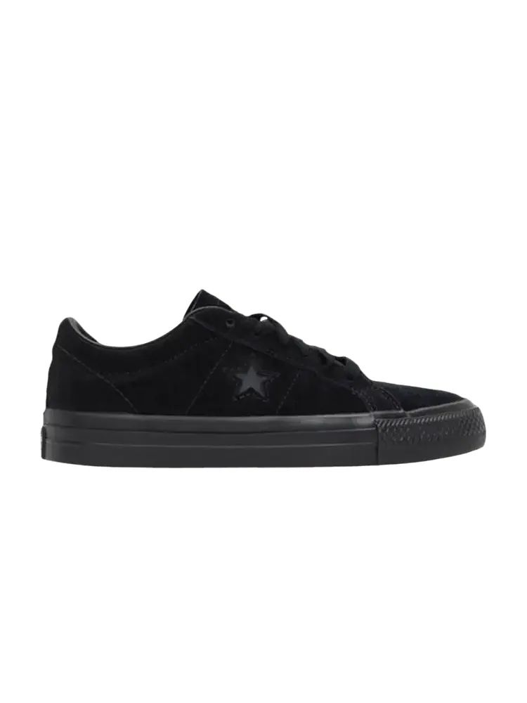 Кроссовки Converse One Star Pro Low 'Triple Black' — изображение 1 из 9, черный/черный/черный