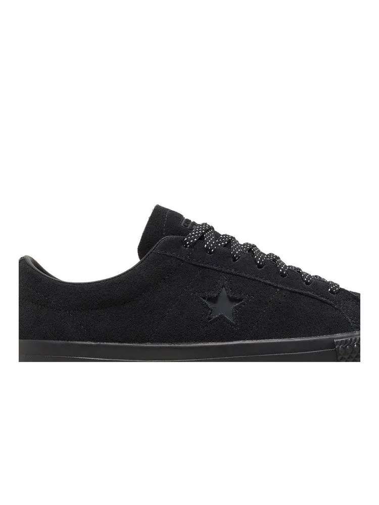 Кроссовки Converse One Star Pro Low 'Triple Black' — изображение 3 из 9, черный/черный/черный