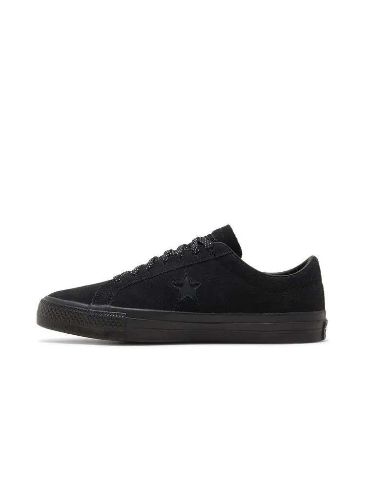 Кроссовки Converse One Star Pro Low 'Triple Black' — изображение 4 из 9, черный/черный/черный