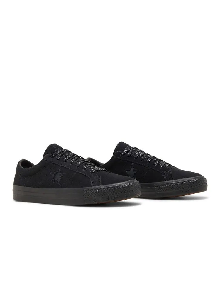 Кроссовки Converse One Star Pro Low 'Triple Black' — изображение 9 из 9, черный/черный/черный