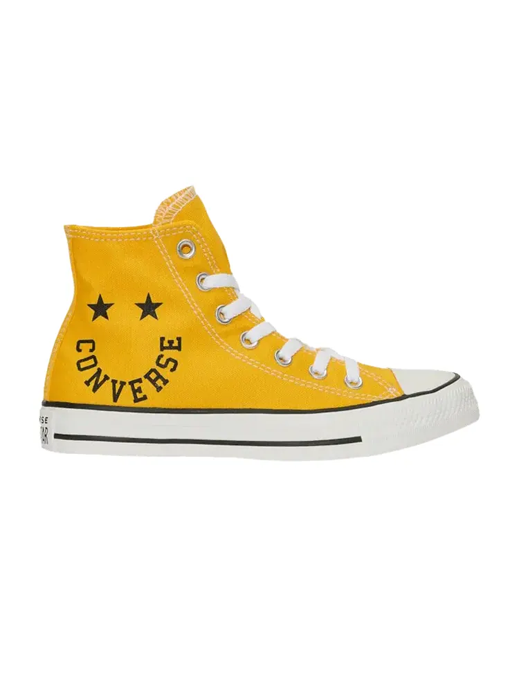 Кроссовки Converse Chuck Taylor All Star High 'Smiley' — изображение 1 из 1, черный/белый