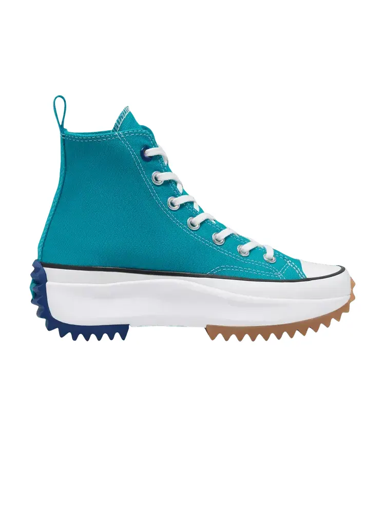 Кроссовки Converse Run Star Hike High 'Rapid Teal Rush Blue' — изображение 1 из 1, синий/белый