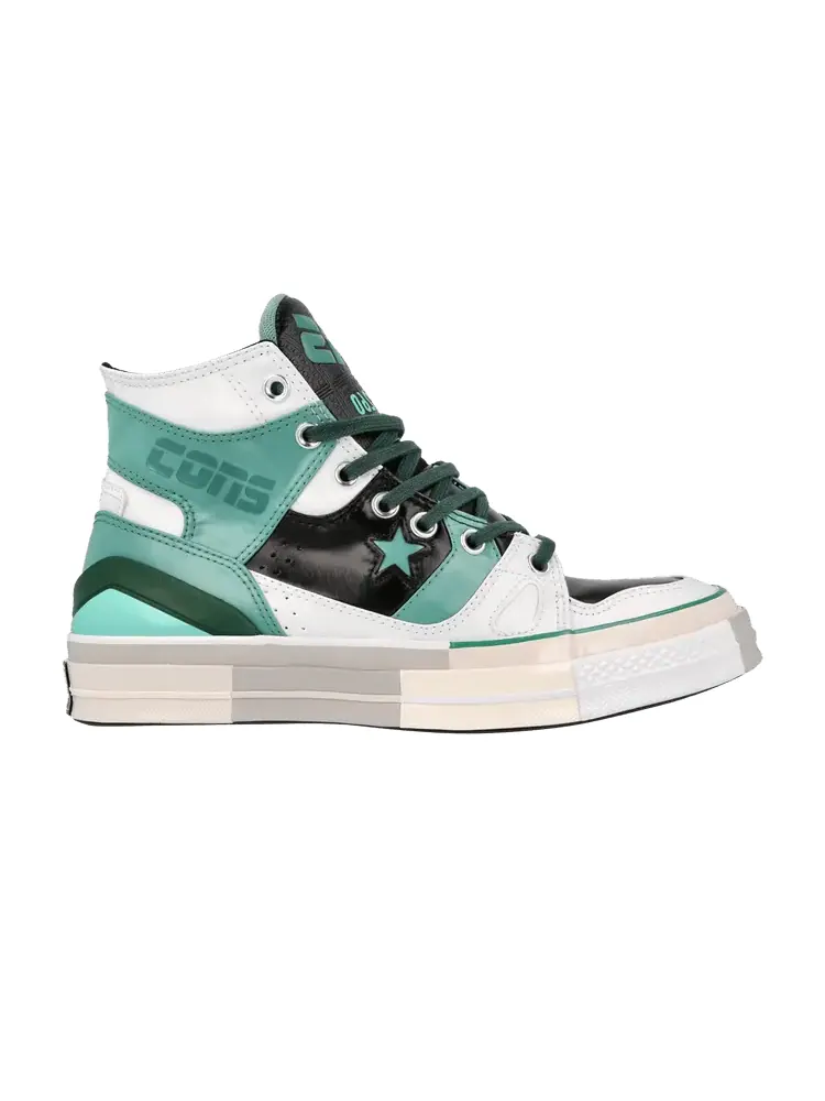 Кроссовки Converse Chuck 70 E260 High 'White Beryl Green' — изображение 1 из 1, белый/зеленый/черный
