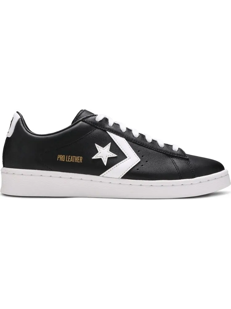 Кроссовки Converse Pro Leather Low Black White — изображение 1 из 8, черный