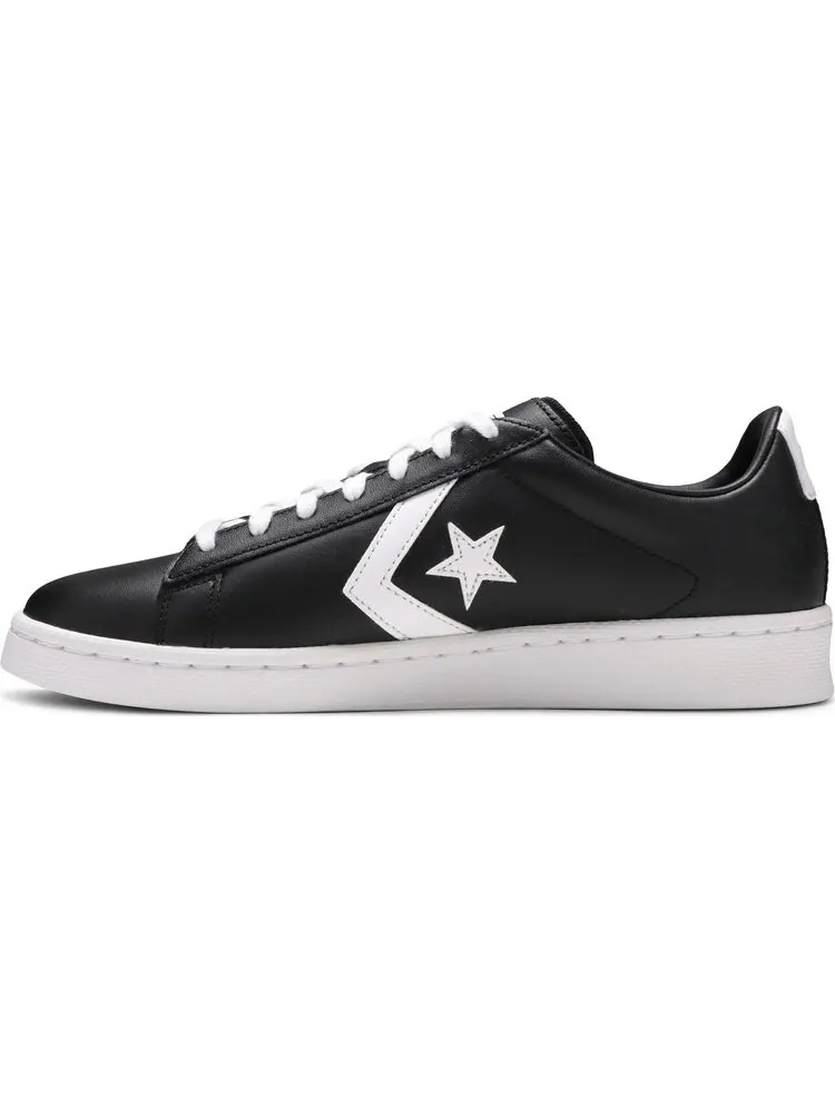 Кроссовки Converse Pro Leather Low Black White — изображение 3 из 8, черный