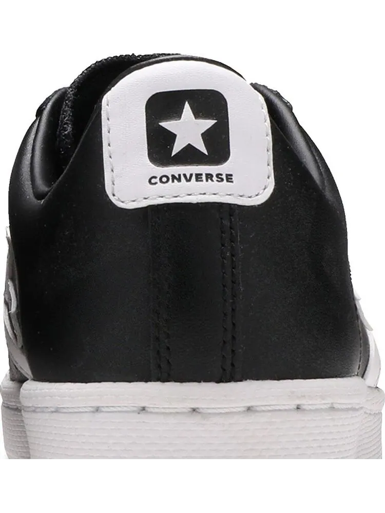 Кроссовки Converse Pro Leather Low Black White — изображение 7 из 8, черный