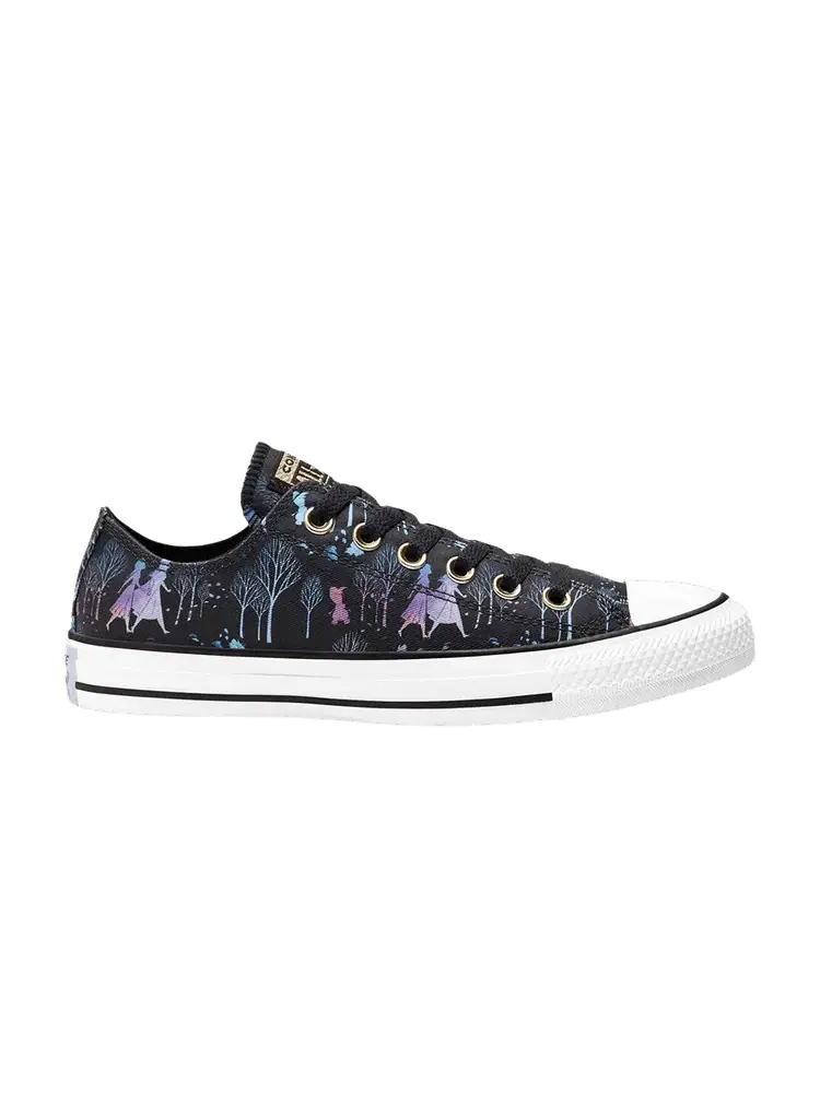 Кроссовки Converse Frozen 2 x Chuck Taylor All Star Low 'Enchanted Forest' — изображение 1 из 1, черный/мульти-/черный