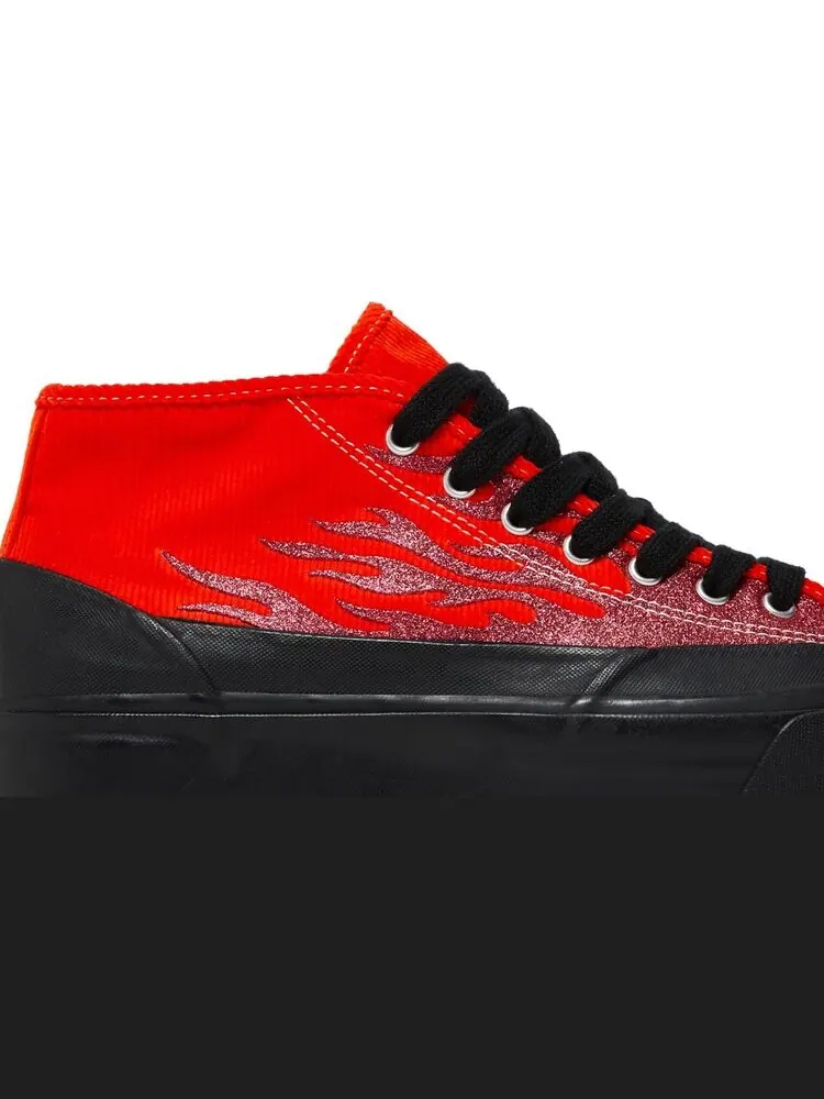 Кроссовки Converse ASAP Nast x Jack Purcell Mid Red Flames — изображение 2 из 8, красный