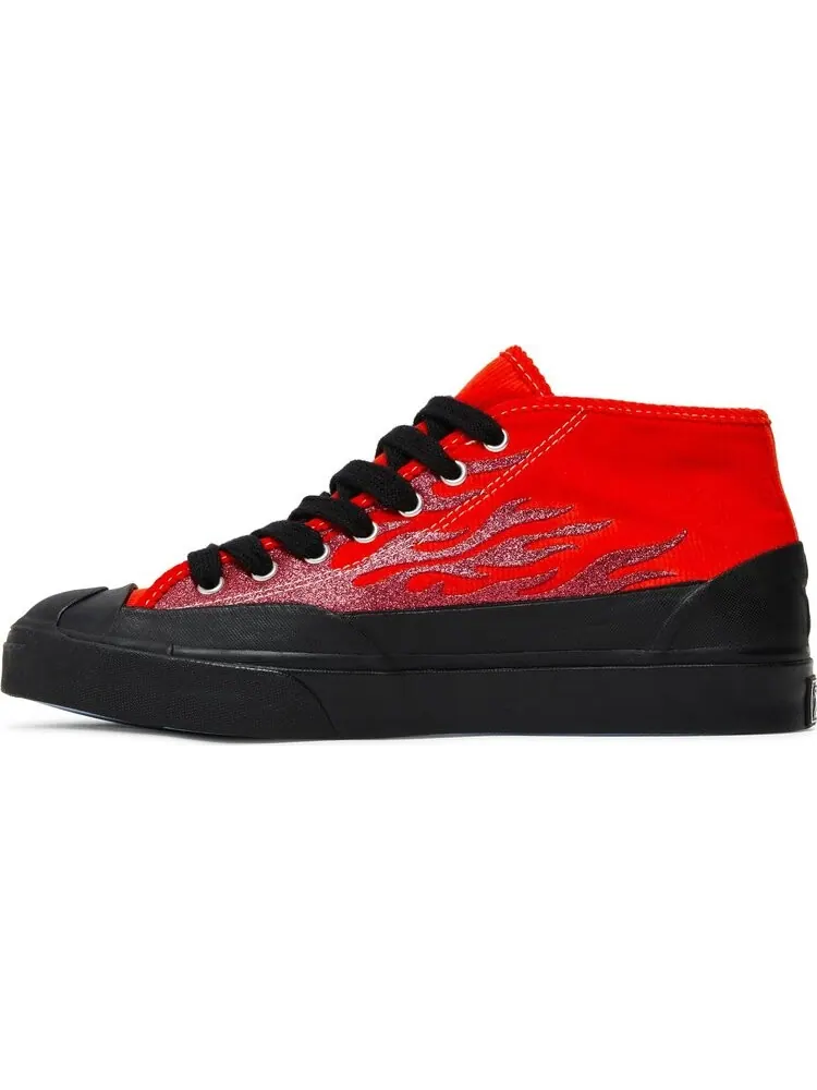 Кроссовки Converse ASAP Nast x Jack Purcell Mid Red Flames — изображение 3 из 8, красный