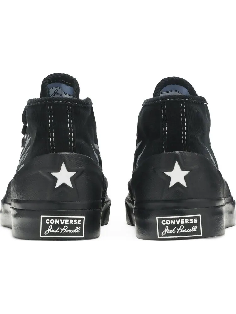 Кроссовки Converse ASAP Nast x Jack Purcell Mid Silver Flames — изображение 6 из 8, черный