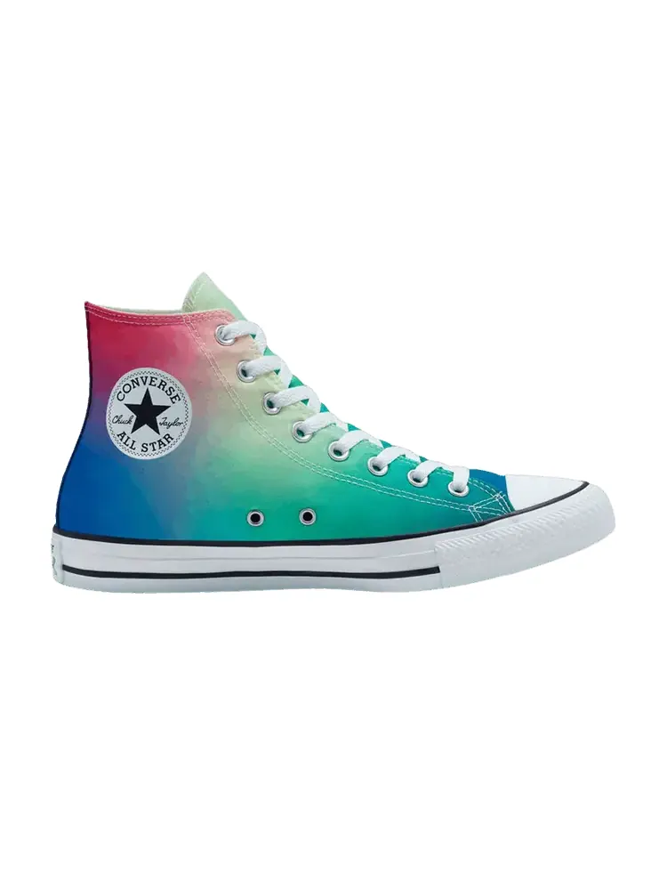 Кроссовки Converse Chuck Taylor All Star High 'Psychedelic Hoops - Multi-Color' — изображение 1 из 1, белый//розовый