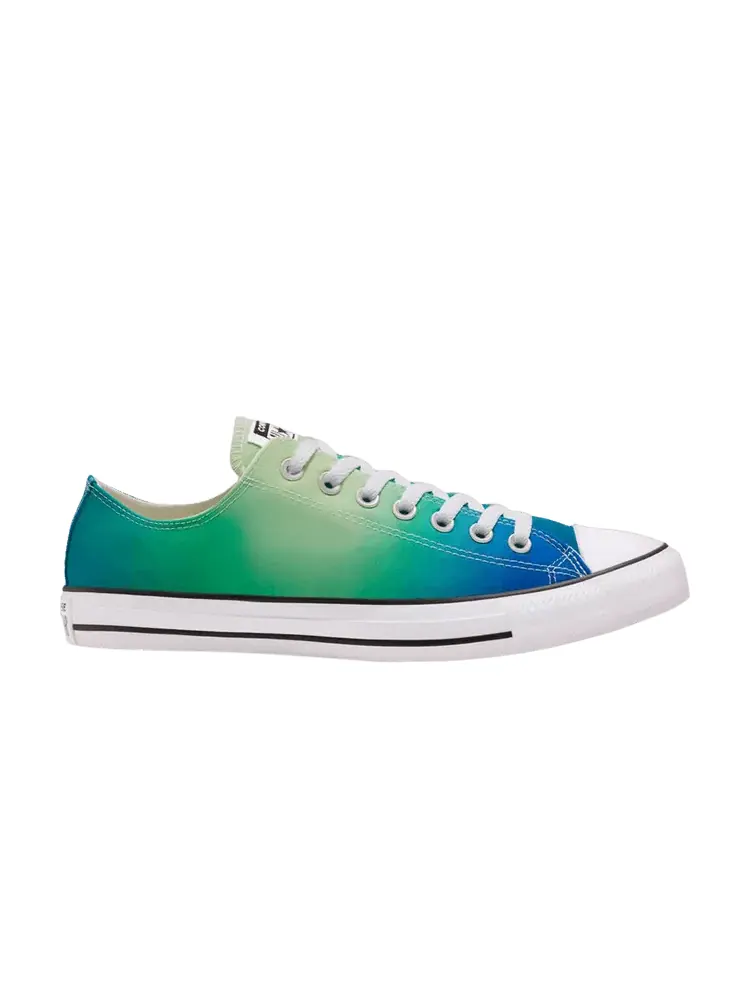 Кроссовки Converse Chuck Taylor All Star Low, Psychedelic Hoops - Malachite Royal — изображение 1 из 1, синий