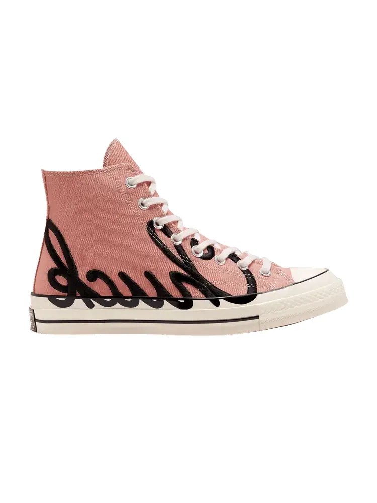 Кроссовки Converse Chuck 70 High 'Scripted Signature Print - Rose Gold' — изображение 1 из 1