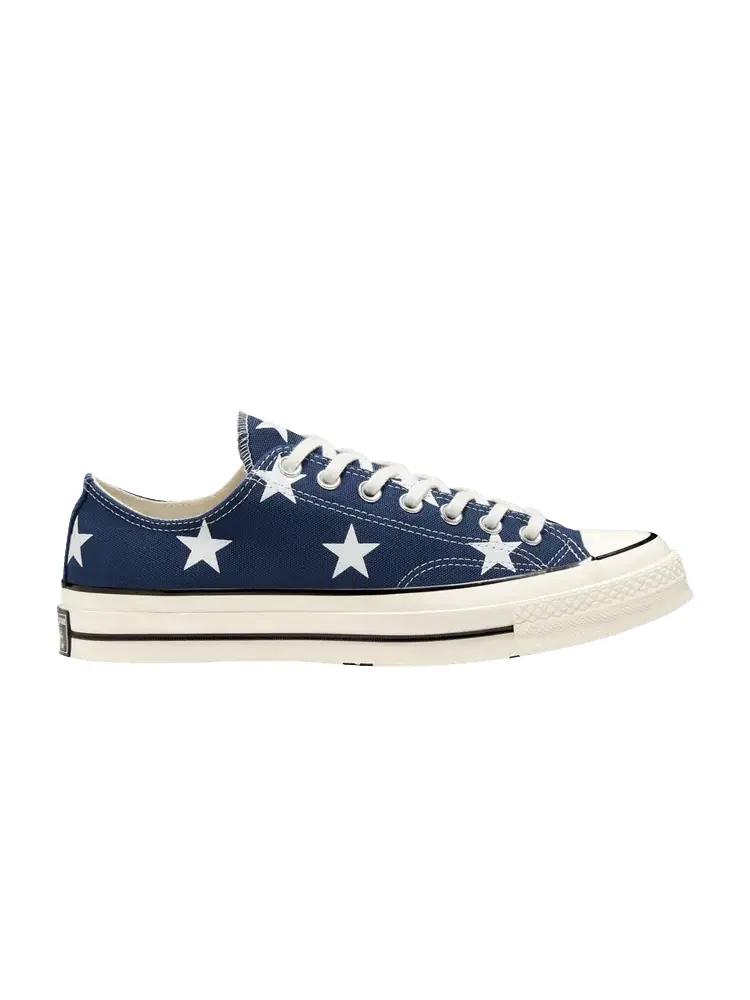 Кроссовки Converse Chuck 70 Low 'Archival Stars Print' — изображение 1 из 1, темно-синий/белый