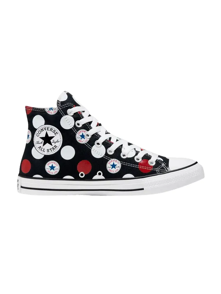 Кроссовки Converse Chuck Taylor All Star High 'Patch Play - Black' — изображение 1 из 1, черный/красный