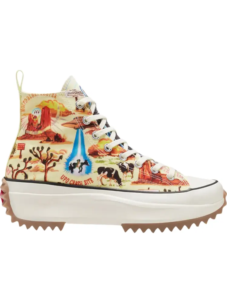 Кроссовки Converse Run Star Hike High Twisted Resort - UFO Crash Site — изображение 1 из 1, желтый