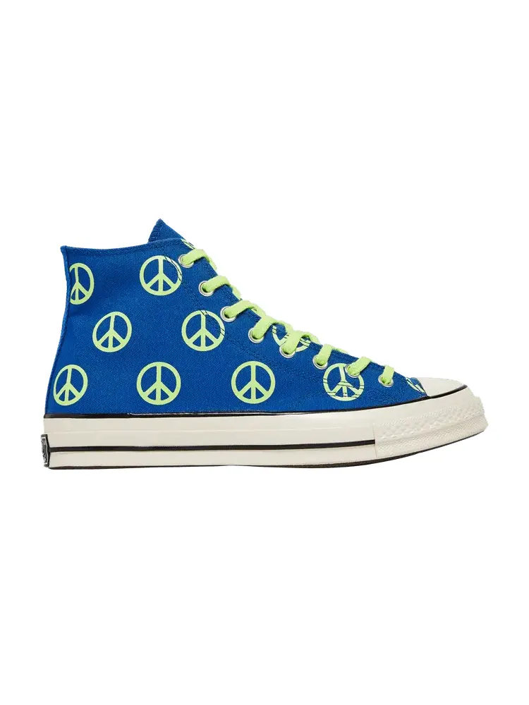Кроссовки Converse Chuck 70 High 'Unleash Peace - Royal Ghost Green' — изображение 1 из 1, зеленый