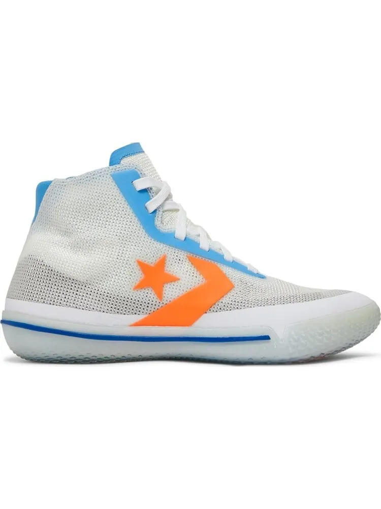 Кроссовки Converse All Star Pro BB High Solstice - White Royal Orange — изображение 1 из 8, белый