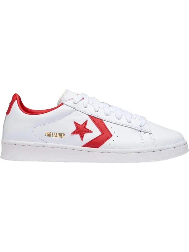 Кроссовки Converse Pro Leather Low OG White University Red — изображение 1 из 1, белый