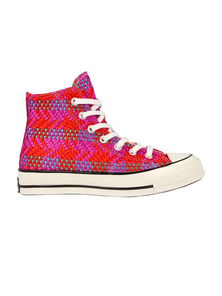 Кроссовки Converse Chuck 70 Hi 'Culture Weave - Red Pink' — изображение 1 из 1, красный/розовый