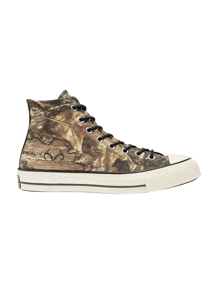 Кроссовки Converse Realtree x Chuck 70 High 'Edge Camo Print' — изображение 1 из 1, черный/желтый/белый