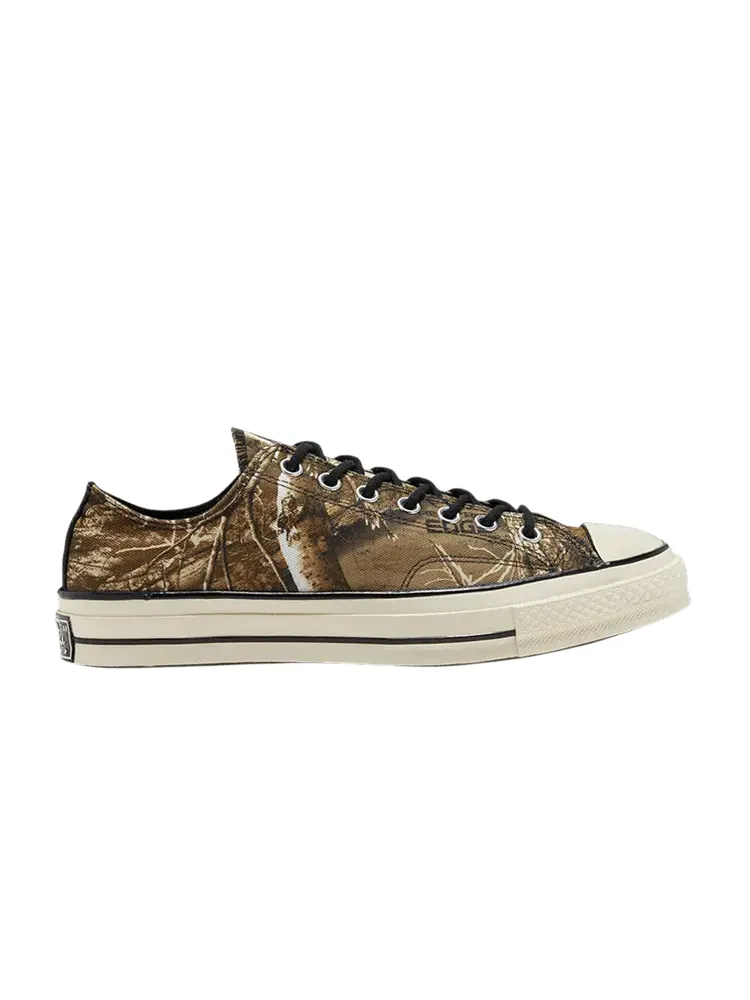 Кроссовки Converse Realtree x Chuck 70 Low 'Edge Camo Print' — изображение 1 из 1, черный/мульти