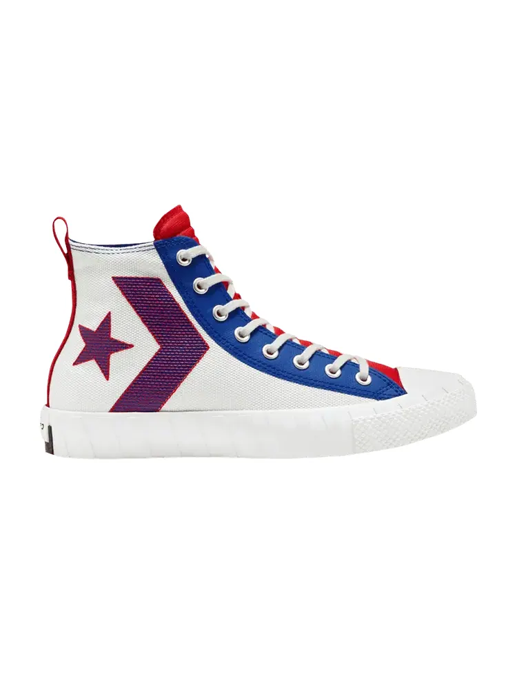 Кроссовки UNT1TL3D High 'Rush Blue Red' — изображение 1 из 1, синий красный