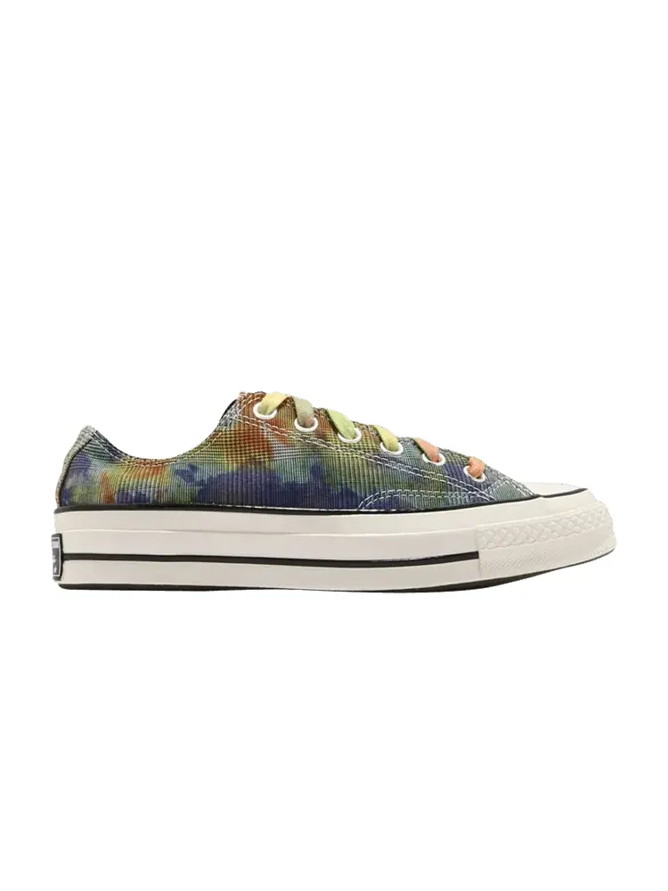Кроссовки Converse Chuck 70 Low 'Glen Plaid Tie Dye' — изображение 1 из 1, бежевый/мульти/черный