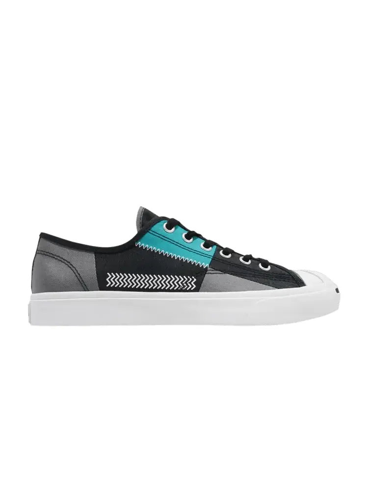 Кроссовки Converse Jack Purcell Low 'Mix & Match - Black Blue' — изображение 1 из 1, черный/серый/синий