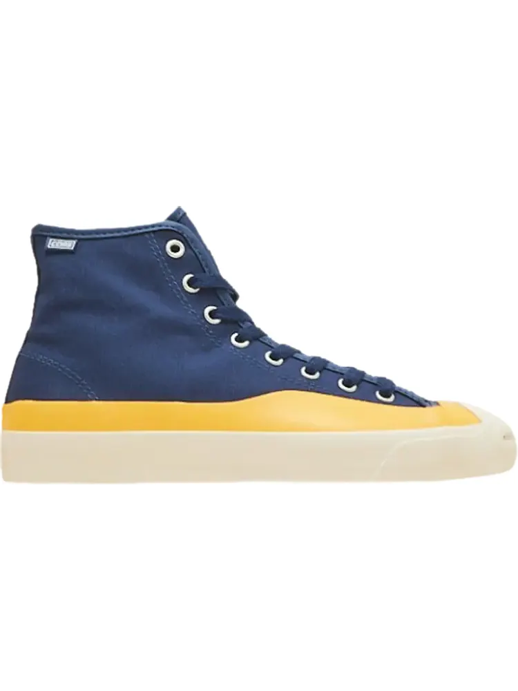 Кроссовки Converse Pop Trading Company x Jack Purcell Pro High Navy Yellow — изображение 1 из 1, синий