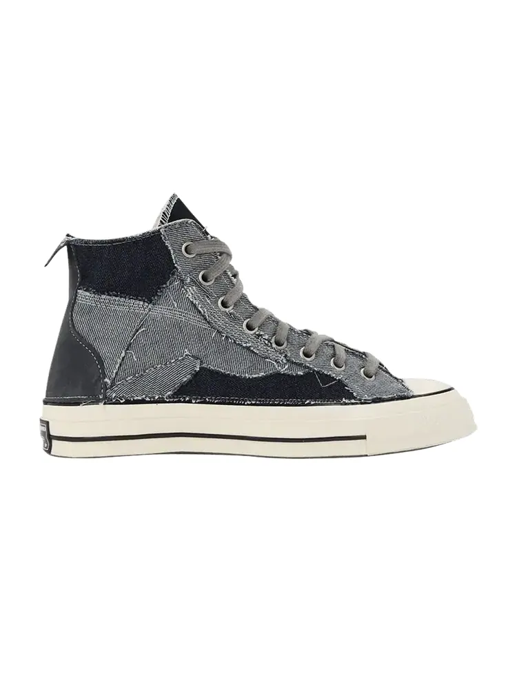 Кроссовки Converse Chuck 70 High 'Denim Patchwork' — изображение 1 из 1, темный темно-синий