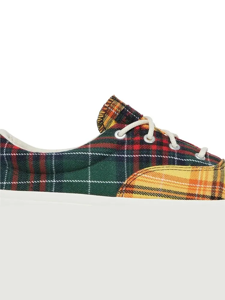 Кроссовки Converse Skid Grip Low Twisted Plaid - Egret — изображение 2 из 8, мульти