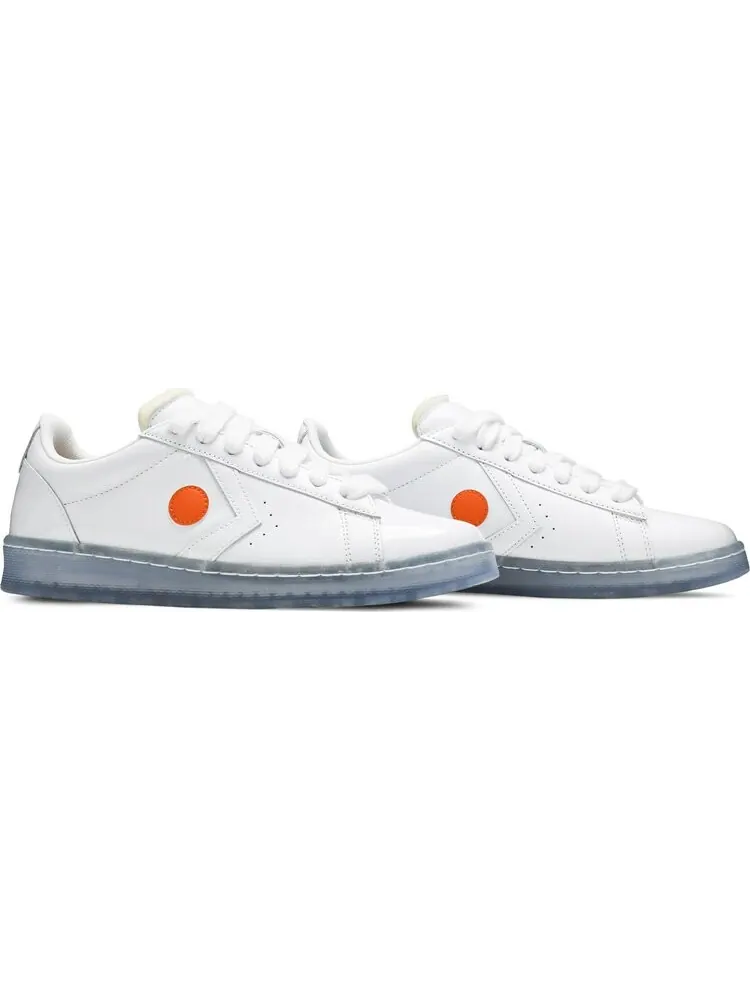 Кроссовки Converse ROKIT x Pro Leather Low Orange Pop — изображение 8 из 8, белый