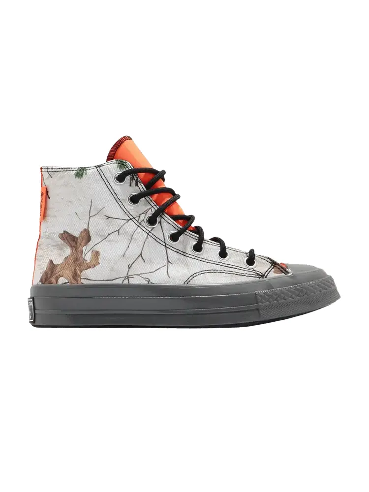 Кроссовки Converse Realtree x Chuck 70 GTX High 'White' — изображение 1 из 1, белый/оранжевый