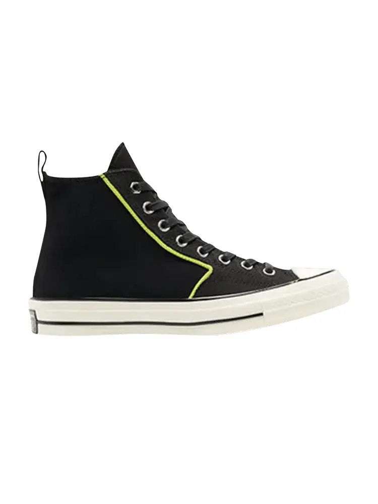 Кроссовки Converse Chuck 70 High 'Workwear Twill - Black Lemon' — изображение 1 из 1, черный/синий