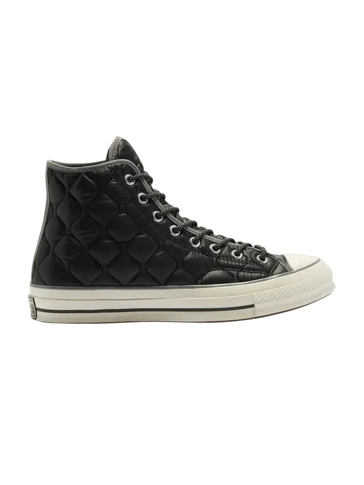 Кроссовки Converse Chuck 70 High 'Workwear Quilting - Black Limestone' — изображение 1 из 1, черный/серый