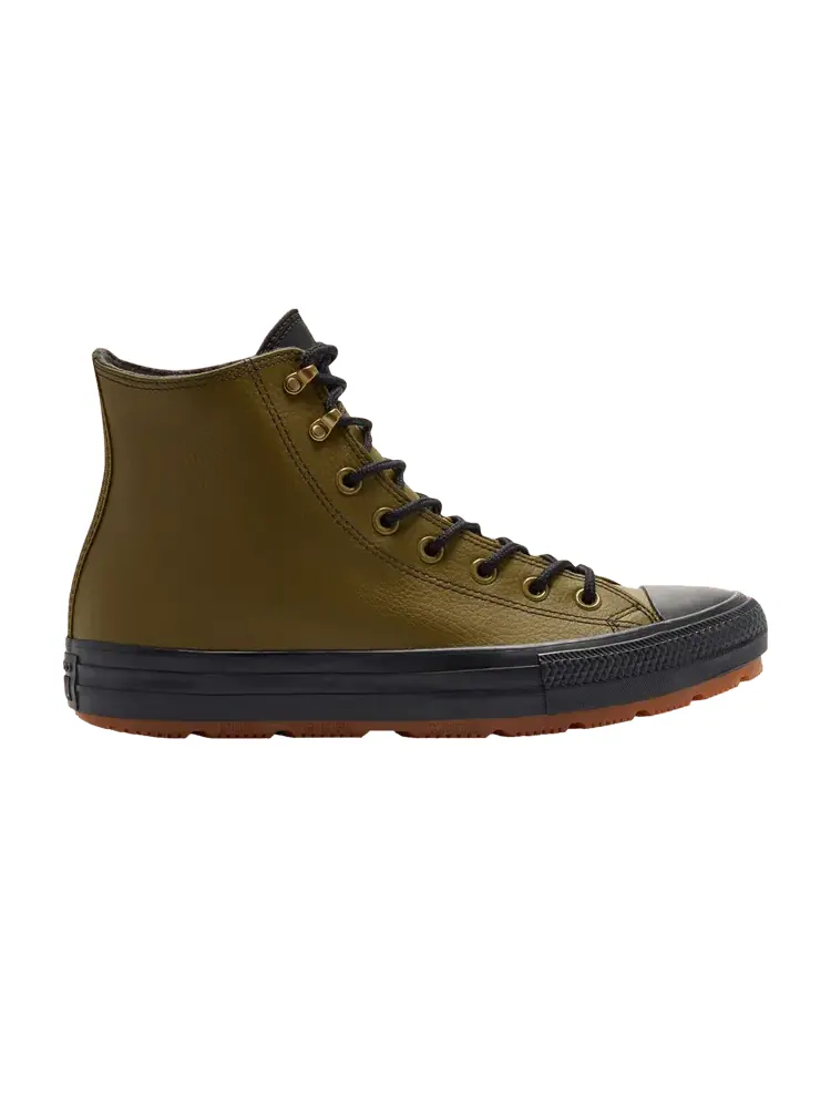 Кроссовки Converse Chuck Taylor All Star Winter Leather High 'Dark Moss' — изображение 1 из 1, темный/черный/черный