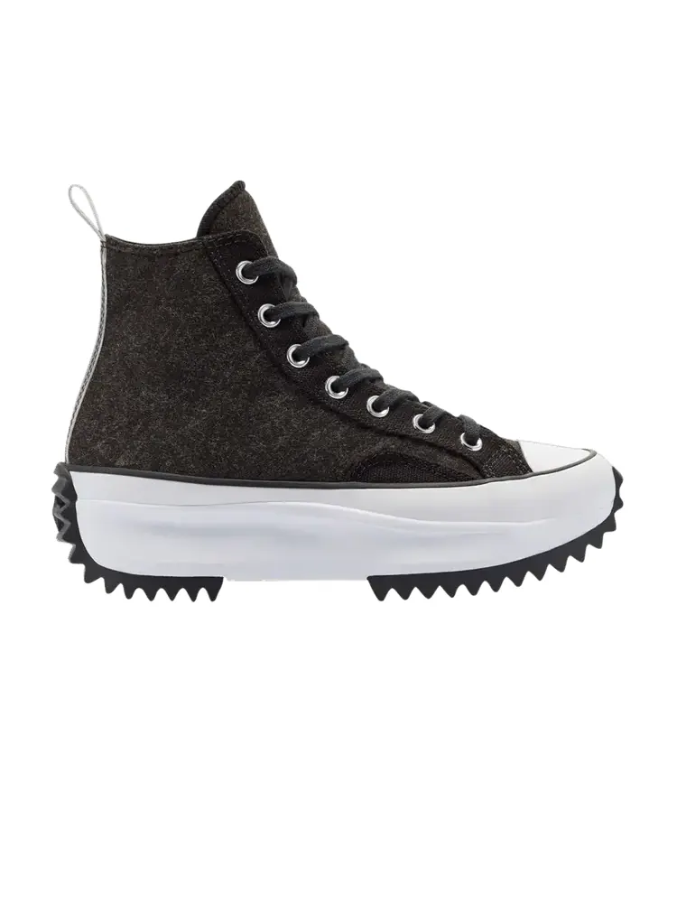 Кроссовки Converse Run Star Hike High 'Black Ice - Black Silver' — изображение 1 из 1, черный/серебристый/белый