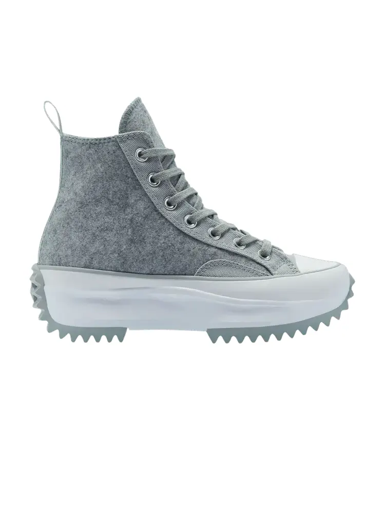 Кроссовки Converse Run Star Hike High 'Black Ice - Ash Stone' — изображение 1 из 1, серебристый/белый