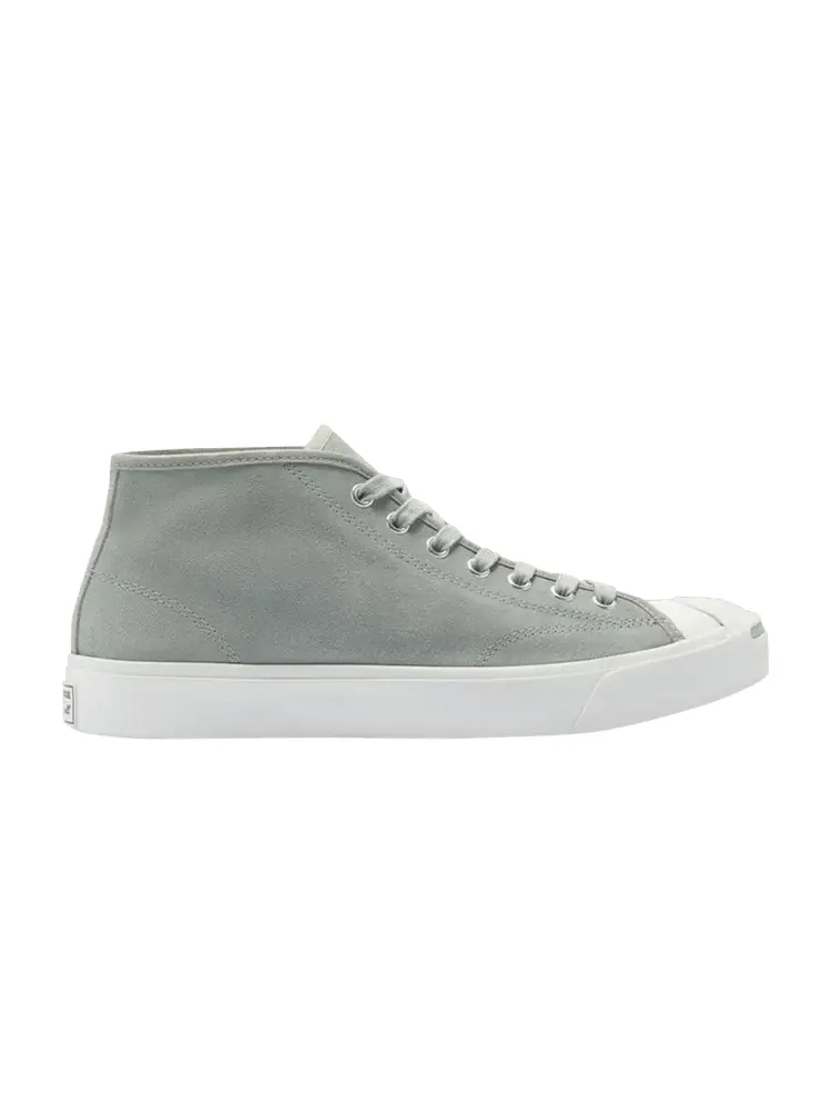 Кроссовки Converse Jack Purcell Mid 'Ash Stone' — изображение 1 из 1, зеленый/белый