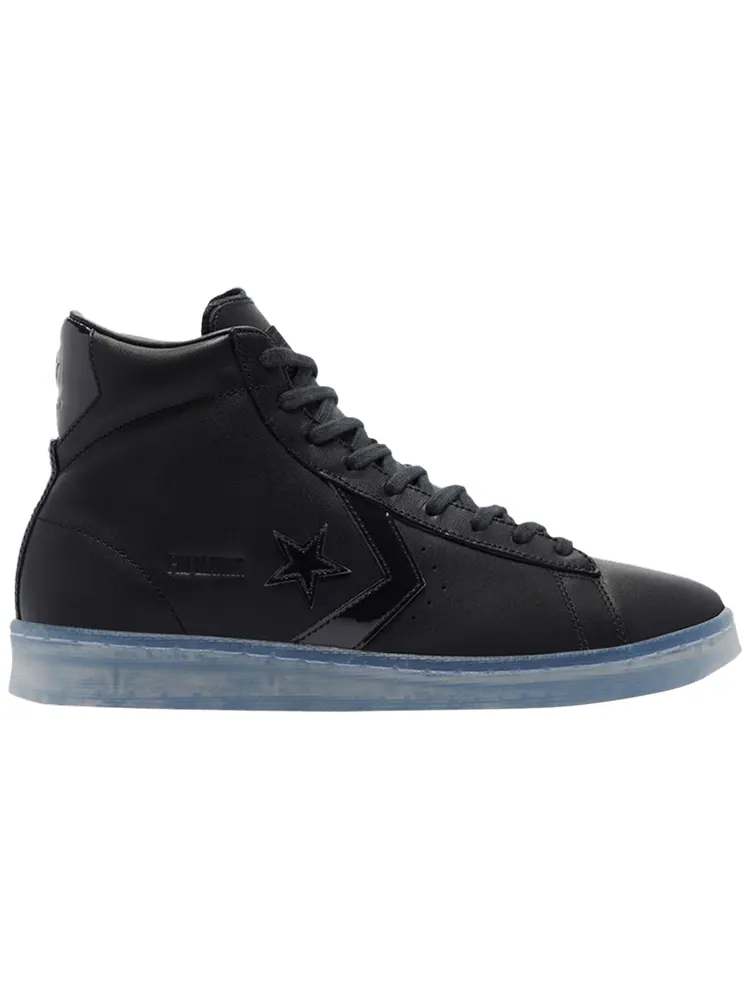 Кроссовки Converse Pro Leather High 'Black Ice - Black Clear' — изображение 1 из 1, черный