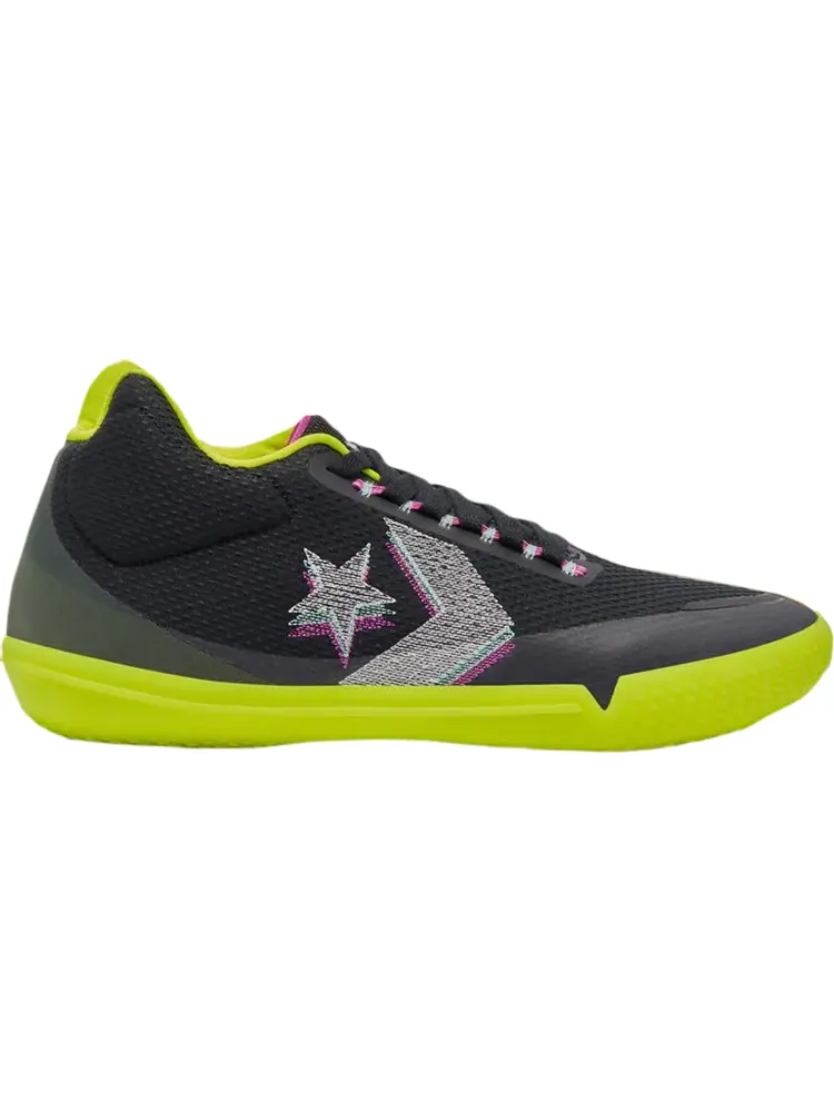 Кроссовки Converse All Star BB Evo Mid Hi-Vis Collection - Black Lemon Venom — изображение 1 из 1, черный