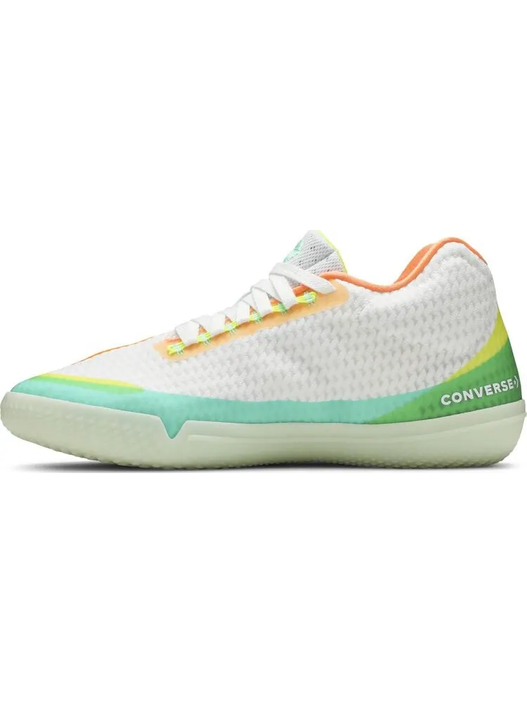 Кроссовки Converse All Star BB Evo Mid Hi-Vis Collection - White Green Glow — изображение 3 из 8, белый