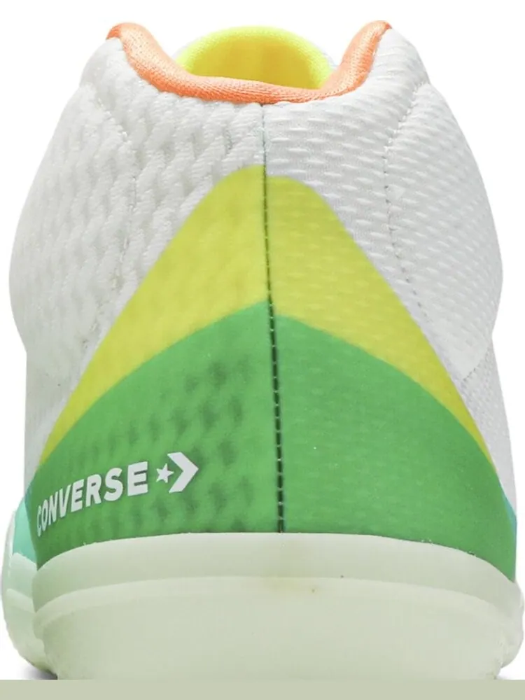 Кроссовки Converse All Star BB Evo Mid Hi-Vis Collection - White Green Glow — изображение 7 из 8, белый