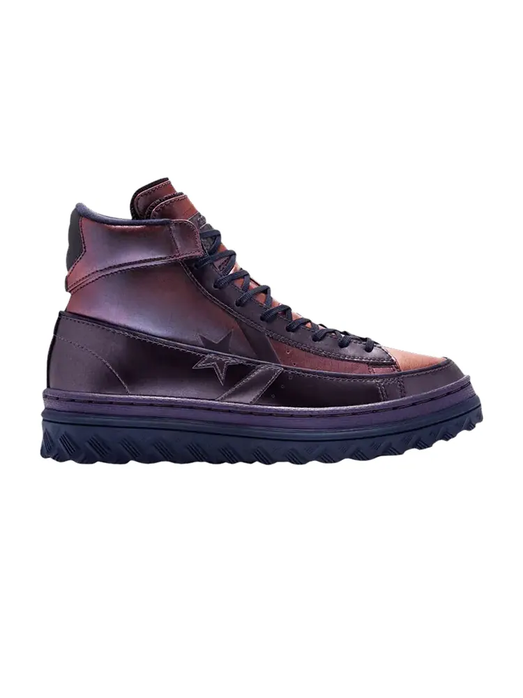 Кроссовки Converse Pro Leather X2 High 'Metallic Vis - Purple' — изображение 1 из 1, фиолетовый/черный/черный
