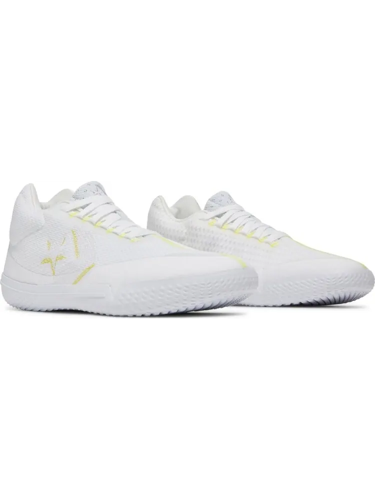 Кроссовки Converse All Star BB Evo Mid Hi-Vis Collection - White Fresh Yellow — изображение 8 из 8, белый
